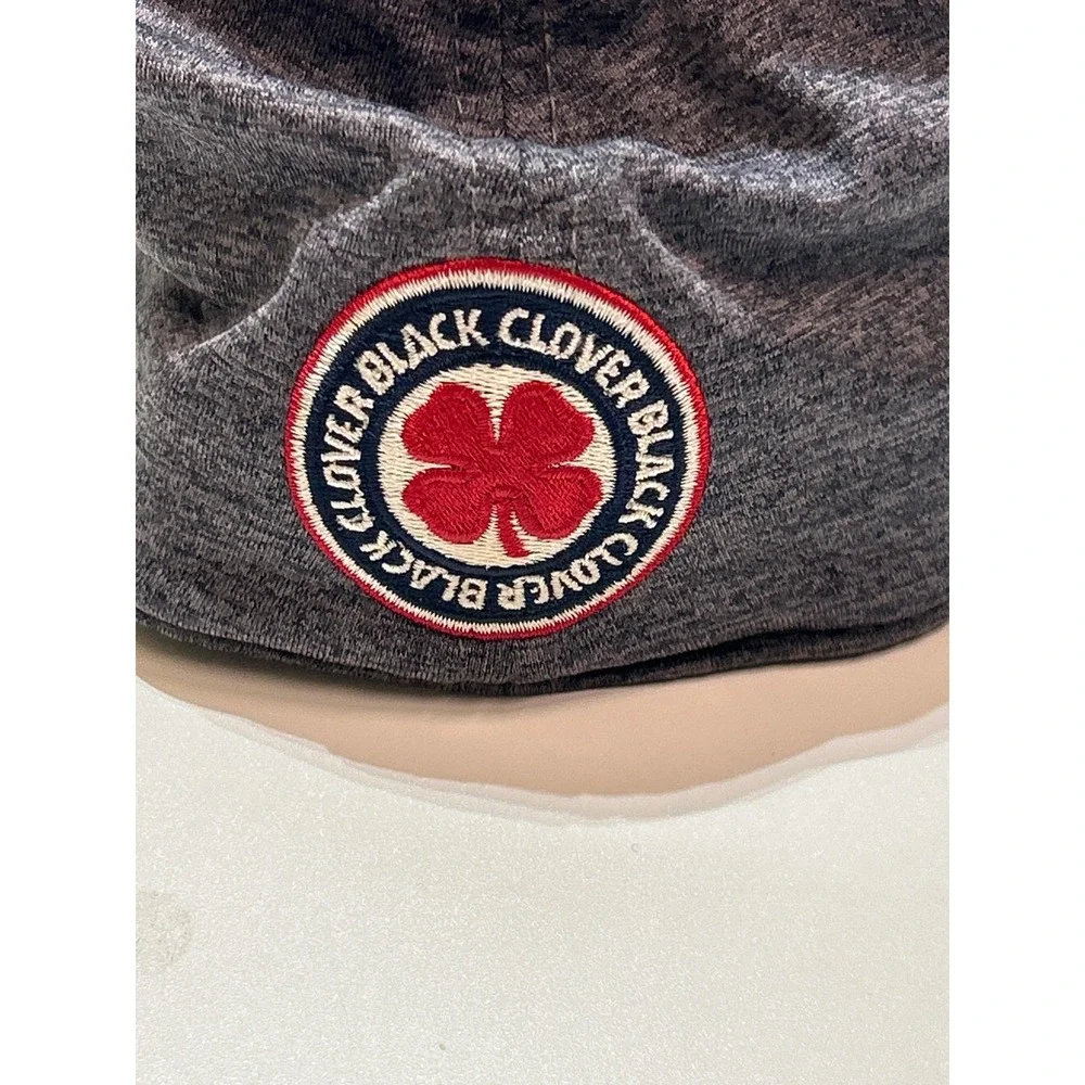 Black Clover USA‎ Heather Gray Fitted Hat Texas Clover S/M Live Lucky